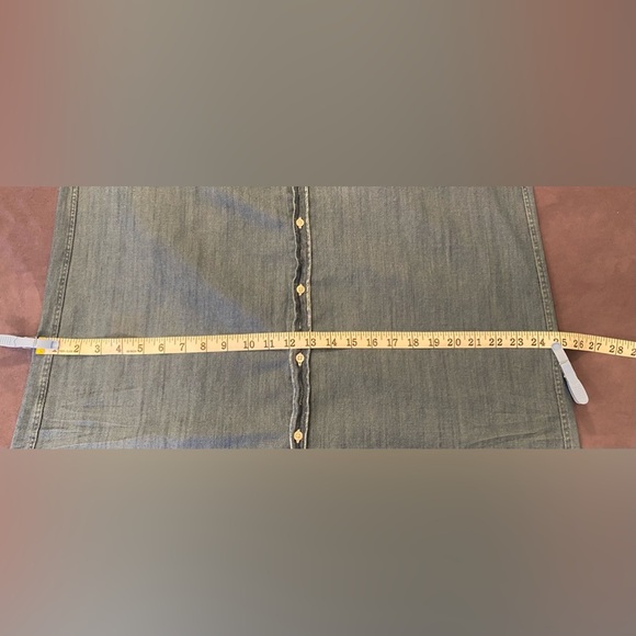 Frank & Eileen Famous Denim MARY Classic Shirtdress Size: XL STONEWASHED INDIGO - Picture 15 of 16